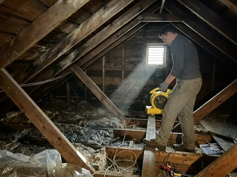 attic-water-damage-drying-proc-007 — frequently asked questions, Emergency Water Extraction & 24/7 Flood Response in Brunswi…